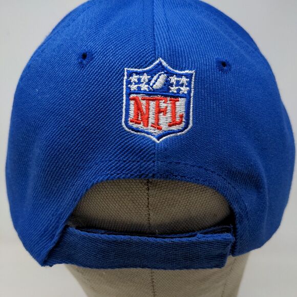 NFL Men's Indianapolis Colts Strapback Hat Blue Embroidered Logo - Picture 8 of 11